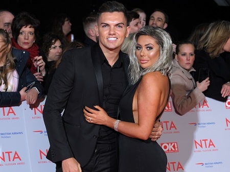 A picture of Chloe Ferry with her ex-boyfriend, Sam Gowland.